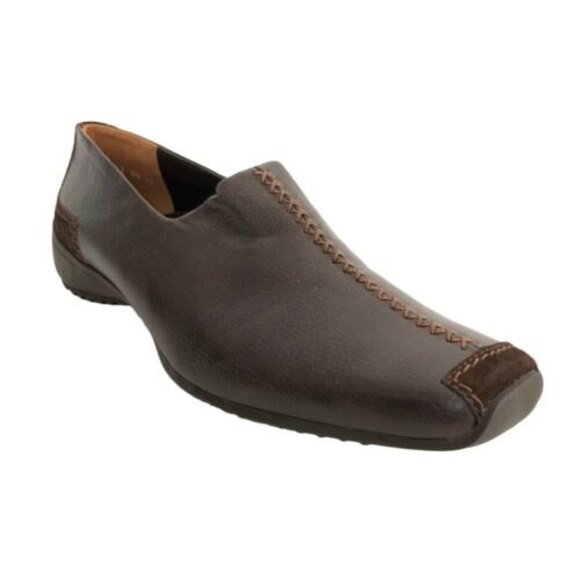 Paul Green Loafers 8 Munchen Driving Moc Leather Square Toe - Picture 1 of 11